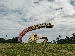 精神堡垒立柱标识四
